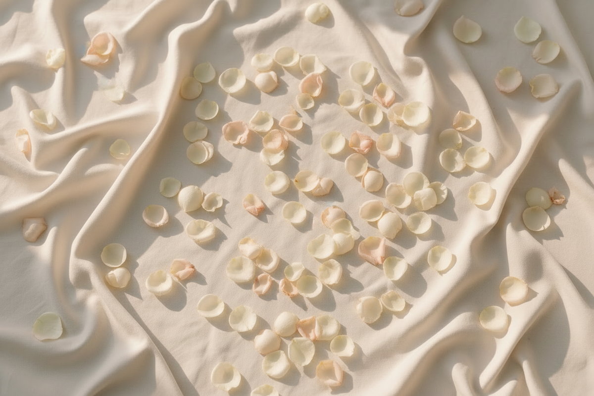 Flower Girl Petal Background