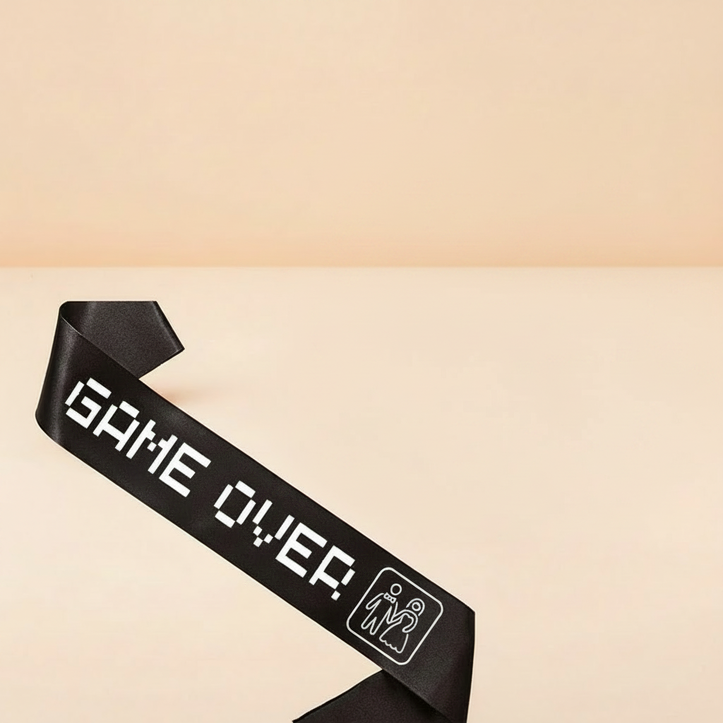 Black sash with bold white "SHHH it!" text and small game icon